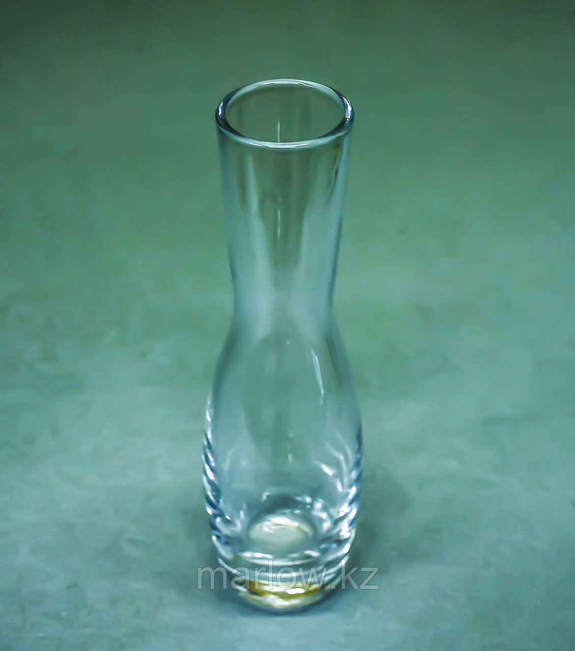 Декоративная ваза (узкая, прозрачное стекло,19см) - фото 1 - id-p111415057