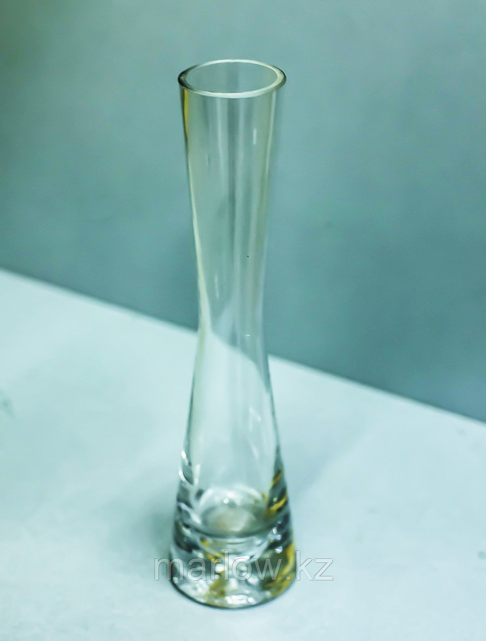 Декоративная ваза (узкая, прозрачное стекло,20см) - фото 1 - id-p111415058