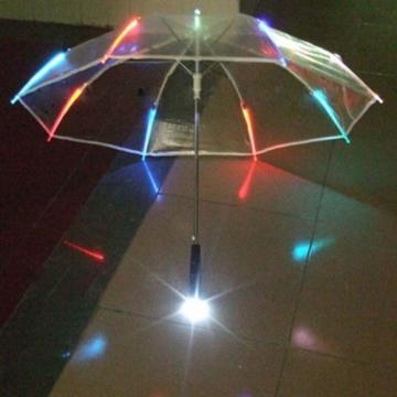Прозрачный светящийся зонт - фото 2 - id-p111420742
