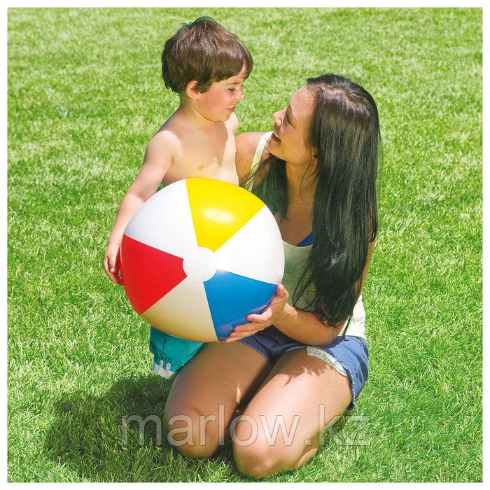Мяч пляжный «Цветной», d=51 см, от 3 лет, 59020NP INTEX - фото 3 - id-p111430589