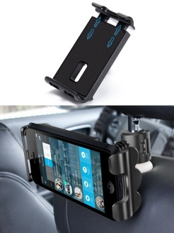 Bravus / Автомобильный держатель для телефона и планшета (ширина 12,5-19,5 см) на подголовник униве ... - фото 3 - id-p111413981