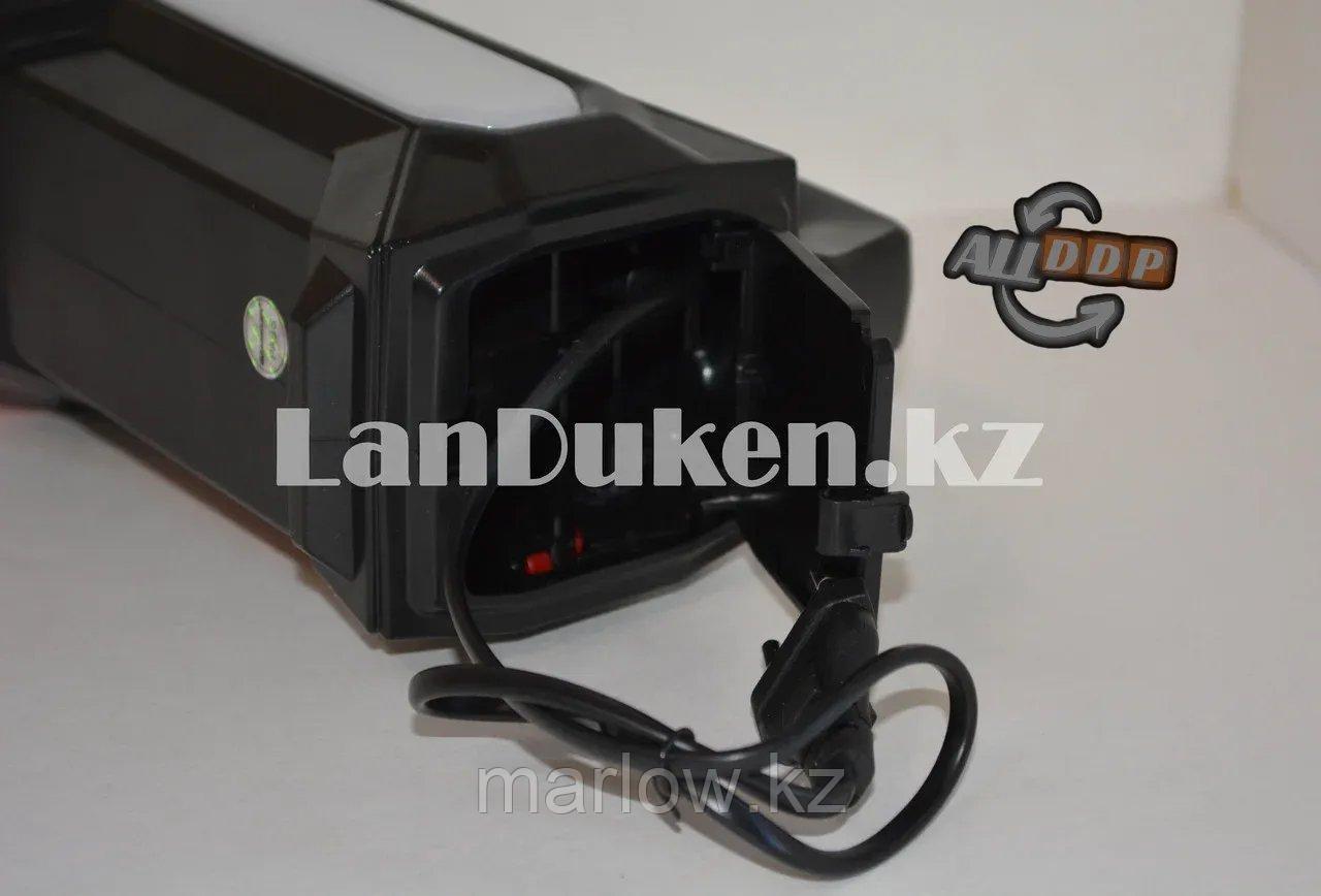 Ручной аккумуляторный фонарь светодиодный KM-2604 LED (зарядка от сети) - фото 3 - id-p111423699
