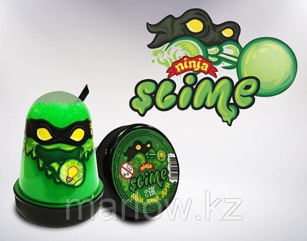 Лизун Slime Ninja, светится в темноте, зелёный, 130 г - фото 3 - id-p111421745