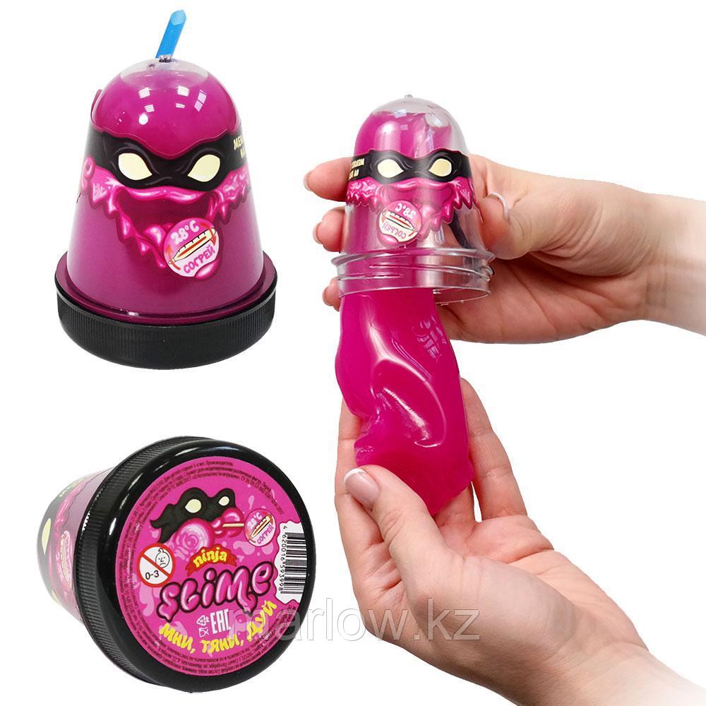 Лизун Slime Ninja, түсін ақ түске згертеді, 130 г - фото 1 - id-p111421748