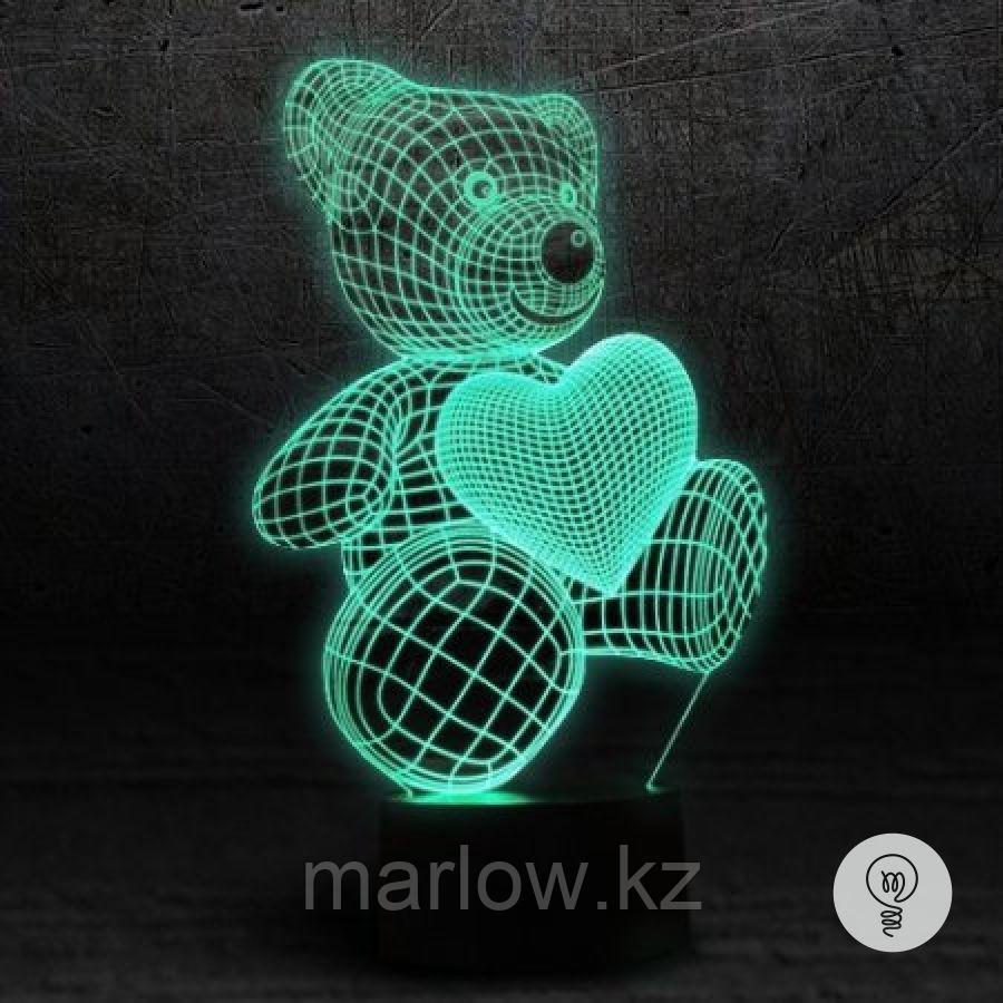 Светильники 3D - Мишка - фото 2 - id-p111421752