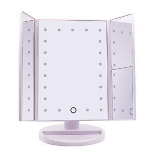 Зеркало косметическое с LED-подсветкой трехстворчатое Superstar Magnifying Mirror, белый - фото 5 - id-p111421754