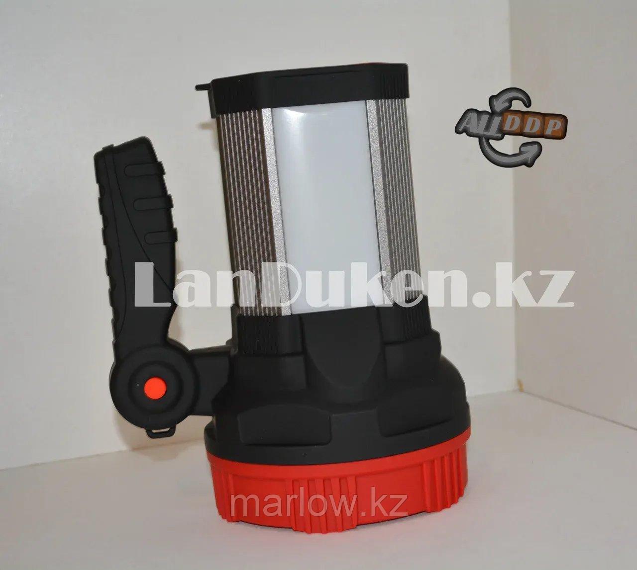 Ручной аккумуляторный фонарь светодиодный многофункциональный KM-2685N LED (зарядка от сети) - фото 4 - id-p111423701
