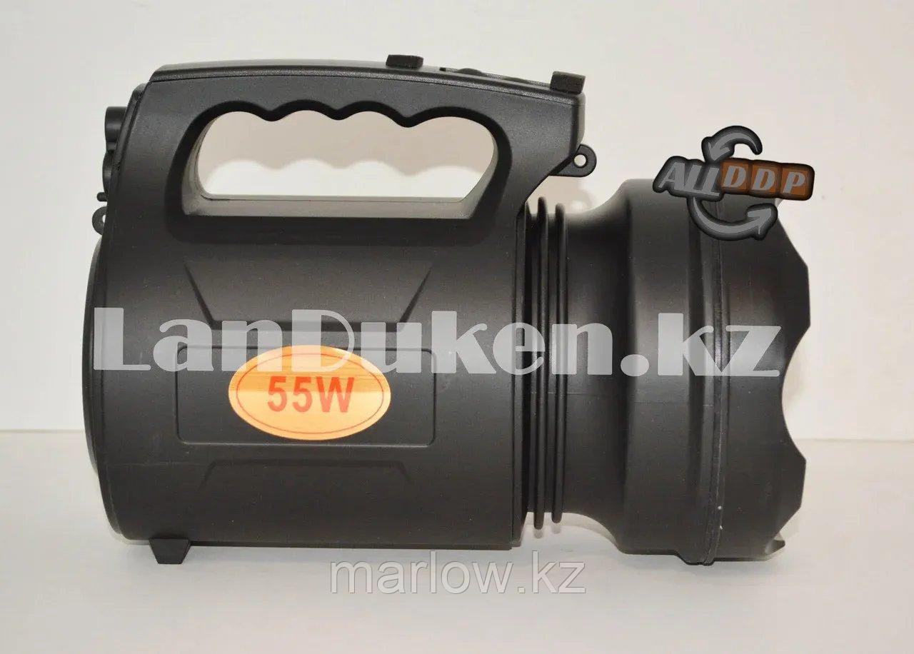 Ручной аккумуляторный светодиодный фонарь прожектор S900 LED 3 режима (зарядка от сети и прикуривателя) - фото 3 - id-p111423704