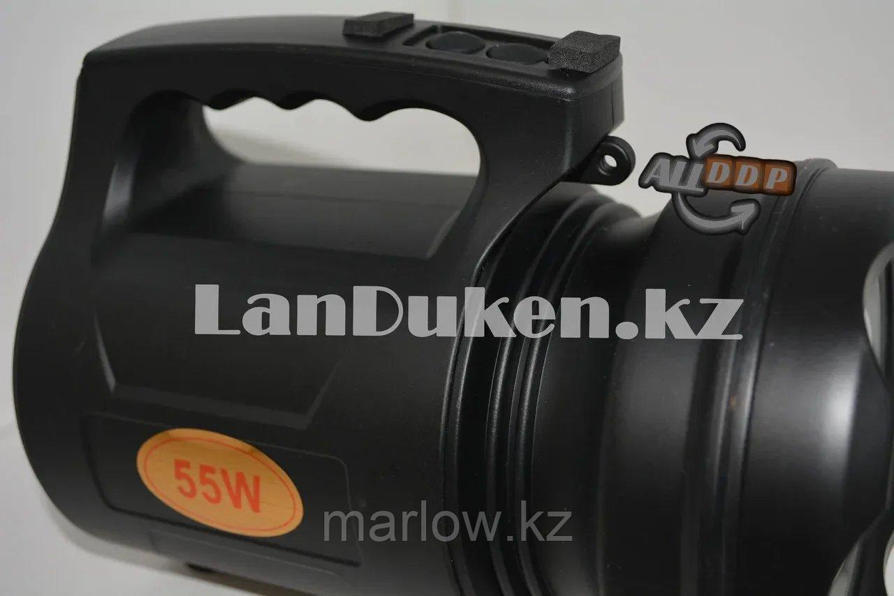 Ручной аккумуляторный светодиодный фонарь прожектор S900 LED 3 режима (зарядка от сети и прикуривателя) - фото 9 - id-p111423704