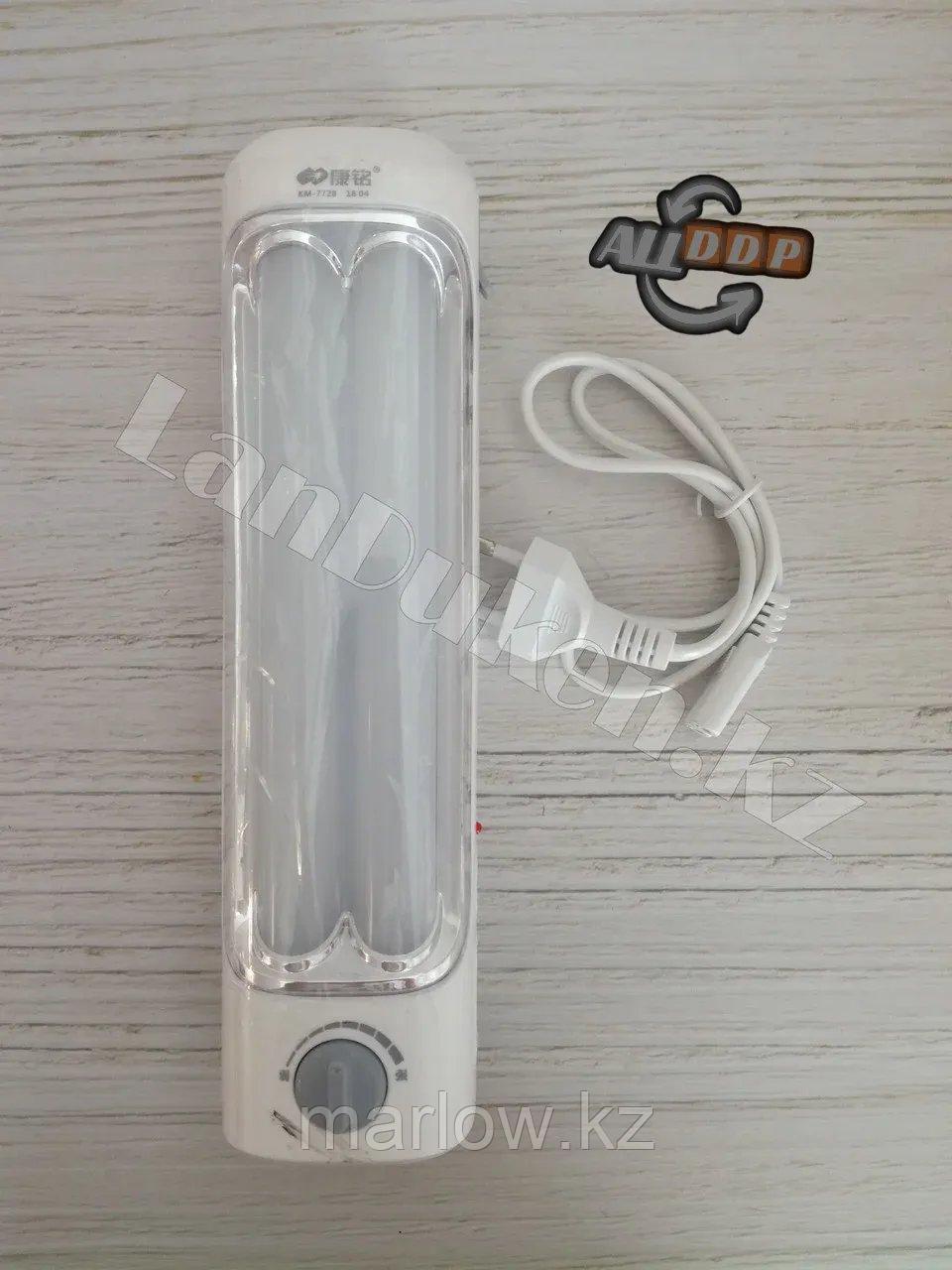 Настенный аккумуляторный светильник-фонарь с регулятором света KM-7728 LED - фото 4 - id-p111423706
