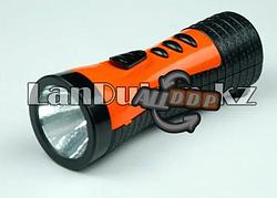 Ручной аккумуляторный фонарь светодиодный 2 режима 4 LED BEJ-9902 Оранжевый