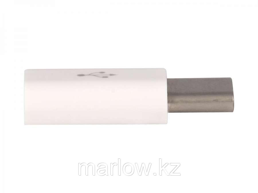 Адаптер плоский с microUSB на USB Type-C c OTG - фото 2 - id-p111418835