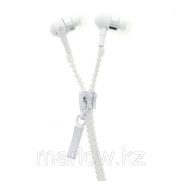 Наушники на молнии Zipper, белые - фото 2 - id-p111416898