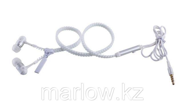 Наушники на молнии Zipper, белые - фото 4 - id-p111416898