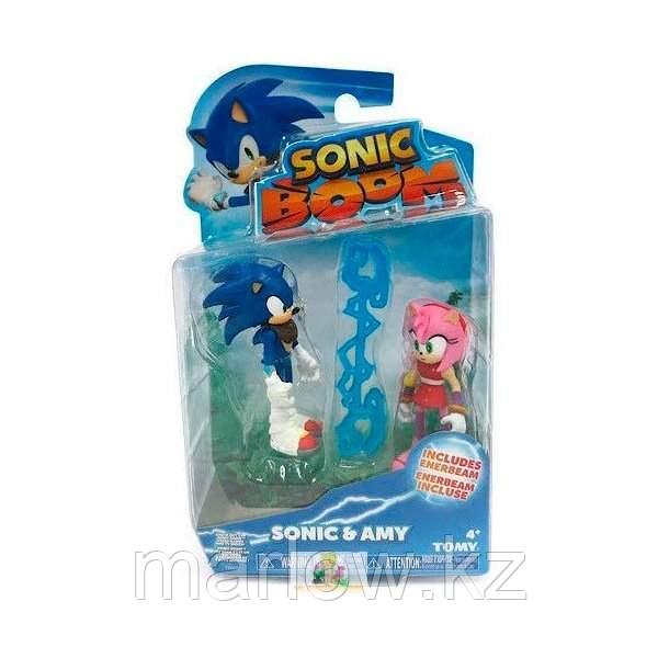 Sonic Boom T22031 Соник Бум 2 фигурки в блистере 7,5 см Соник и Эми - фото 2 - id-p111411112