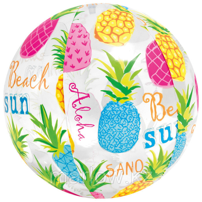 Мяч пляжный «Узоры», d=51 см, от 3 лет, цвета МИКС, 59040NP INTEX - фото 4 - id-p111430616
