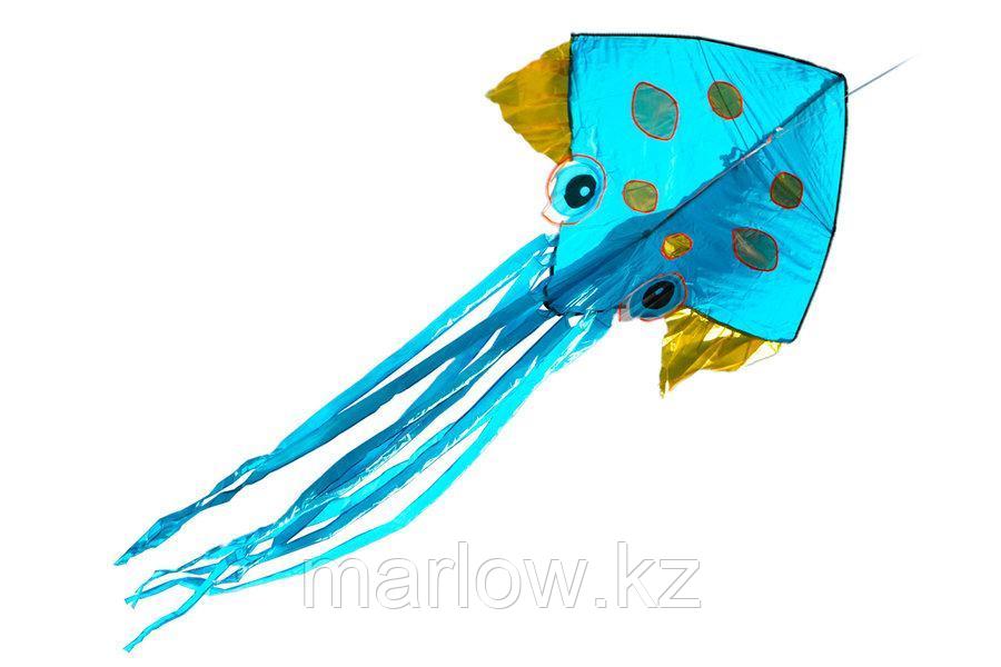 Воздушный змей - Осьминог, голубой - фото 4 - id-p111421764