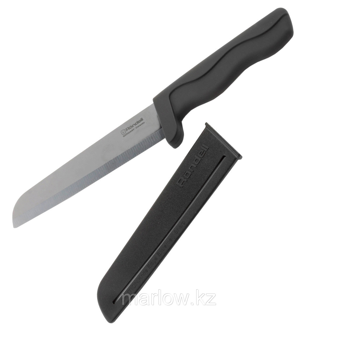 Керамический поварской нож Glanz Black Rondell - фото 3 - id-p111417873