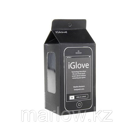 Перчатки iGlove для работы с емкостными экранами (цвет черный) - фото 5 - id-p111416907