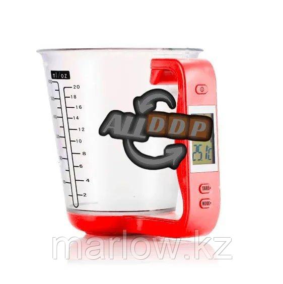 Кухонные весы мерный стакан с термометром электронные LCD-дисплеем Digital measuring cup scale в ассортименте - фото 1 - id-p111425697