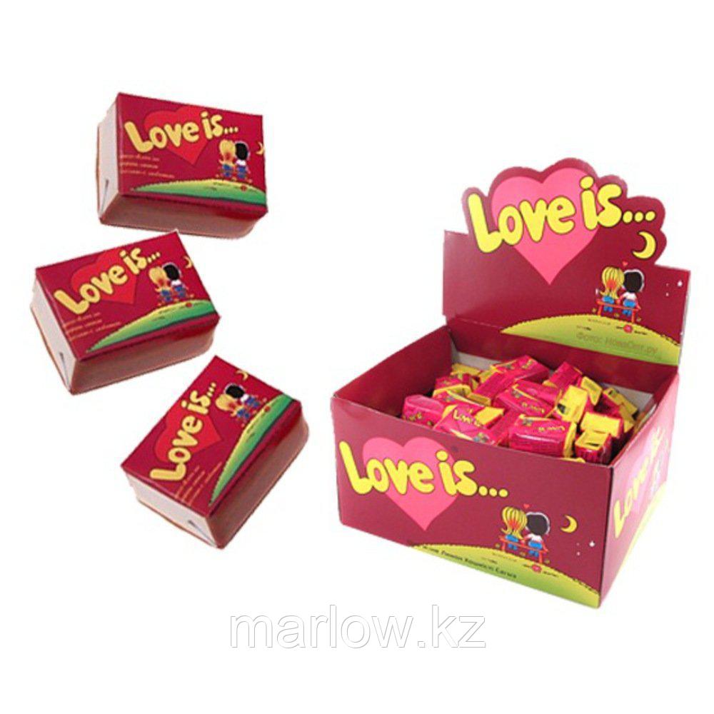 Жвачка Love is - вишня-лимон (блок 100 шт) - фото 1 - id-p111416921