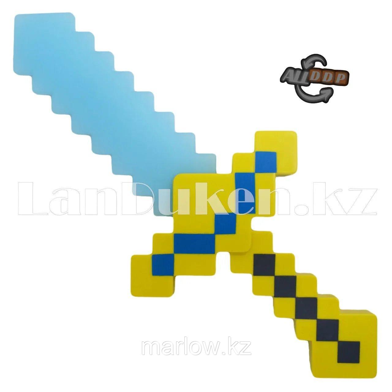 Светящийся меч Майнкрафт (Minecraft) алмазный 37.5 см - фото 1 - id-p111424741