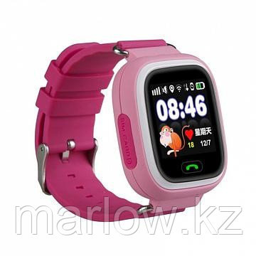 Smart Baby Watch Q80 - умные детские часы с GPS, розовые - фото 1 - id-p111416934