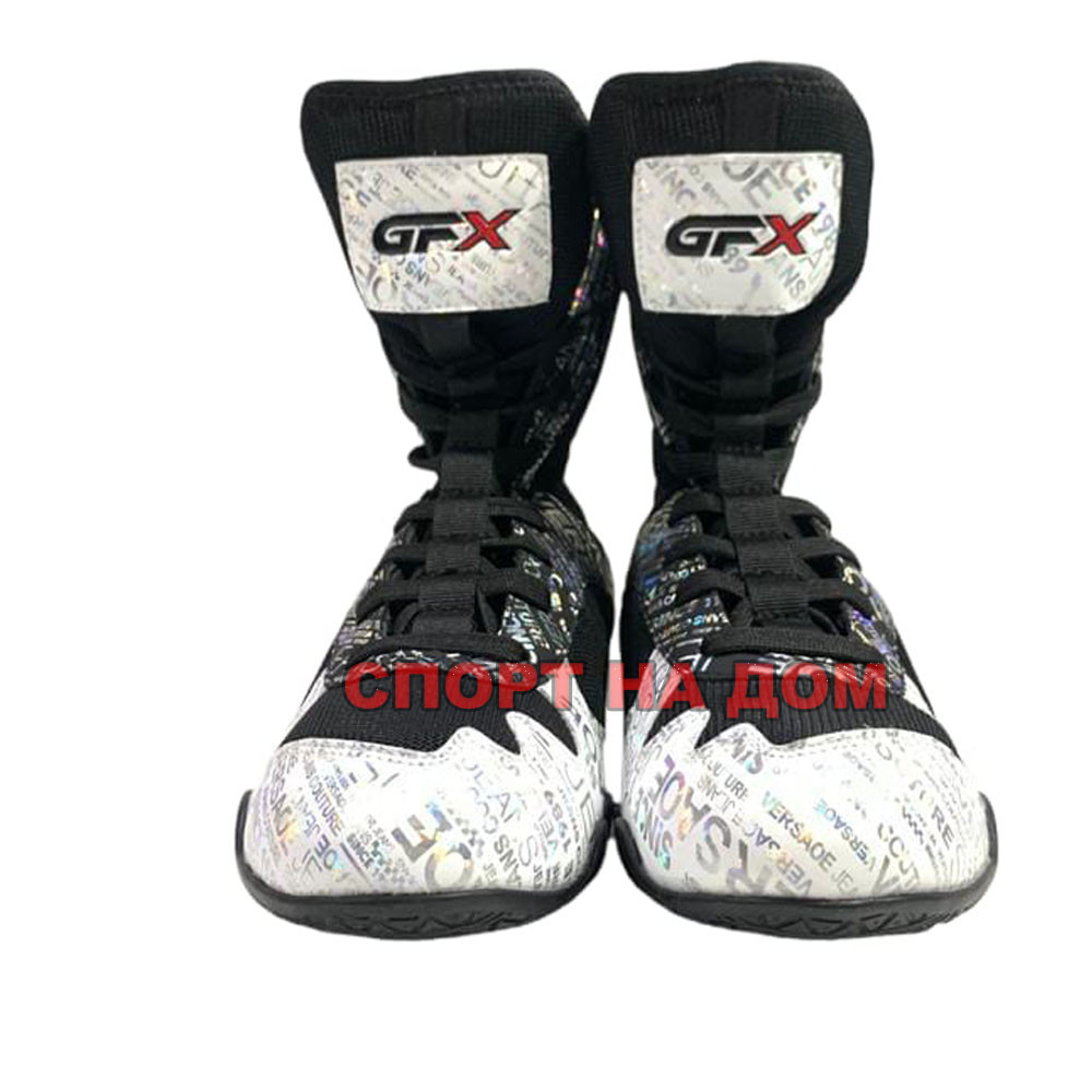 Боксерская обувь GFX PRO-X 40 White/Black - фото 3 - id-p111433737