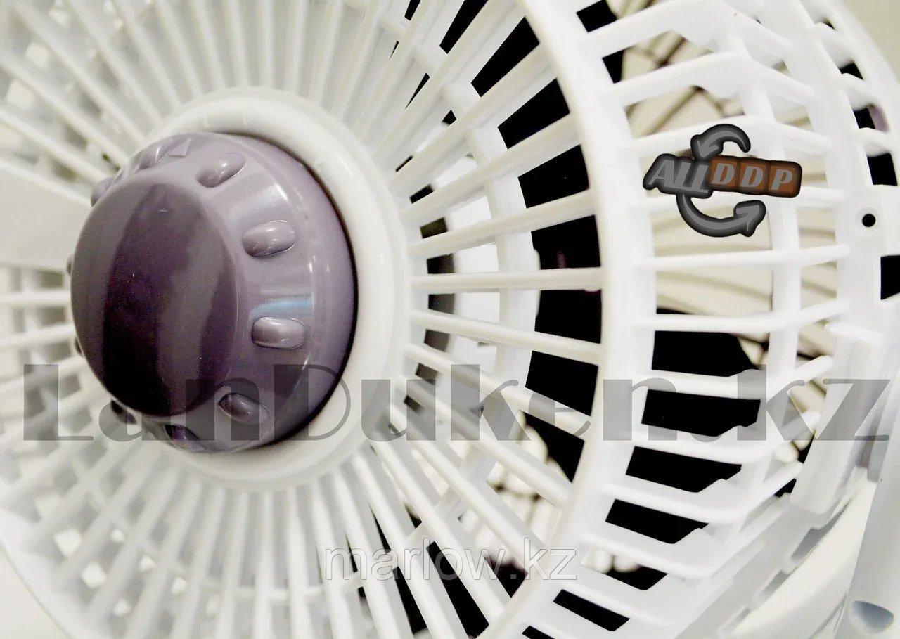 Настольный вентилятор вращающийся электрический HEJ HJ-180-5 - фото 7 - id-p111425748