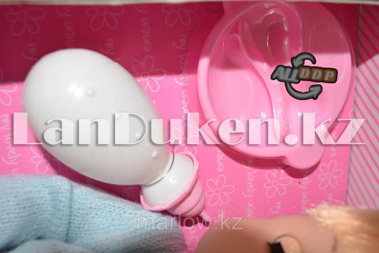 Интерактивная кукла "Карапуз" 3 функции пьет, писает, закрывает глазки с аксессуарами h=35 см - фото 7 - id-p111424773