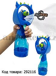 Ручной детский вентилятор с распылителем 2в1 Angry Birds, синий