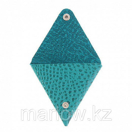 Треугольная монетница на кнопке, бирюзовый цвет - фото 5 - id-p111416974