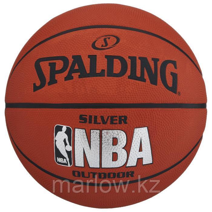 Мяч баскетбольный Spalding NBA Silver размер 6 - фото 1 - id-p111432502