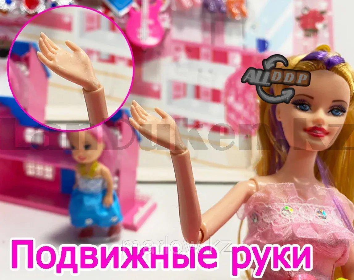 Игрушечный набор кукла с подвижными руками мини кукла складной дом аксессуары для кукол и браслет для девочки - фото 4 - id-p111424779