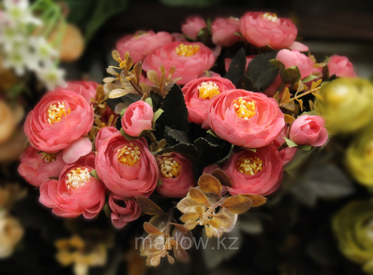 Цветы искусственные, розы, красные - фото 1 - id-p111415191