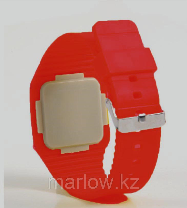 Ультратонкие силиконовые LED часы Nexer G1206, красные - фото 3 - id-p111418932