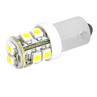 Лампа светодиодная T8,5(T4W), 12В 10 SMD диодов, с цоколем BA9S Конус Skyway,