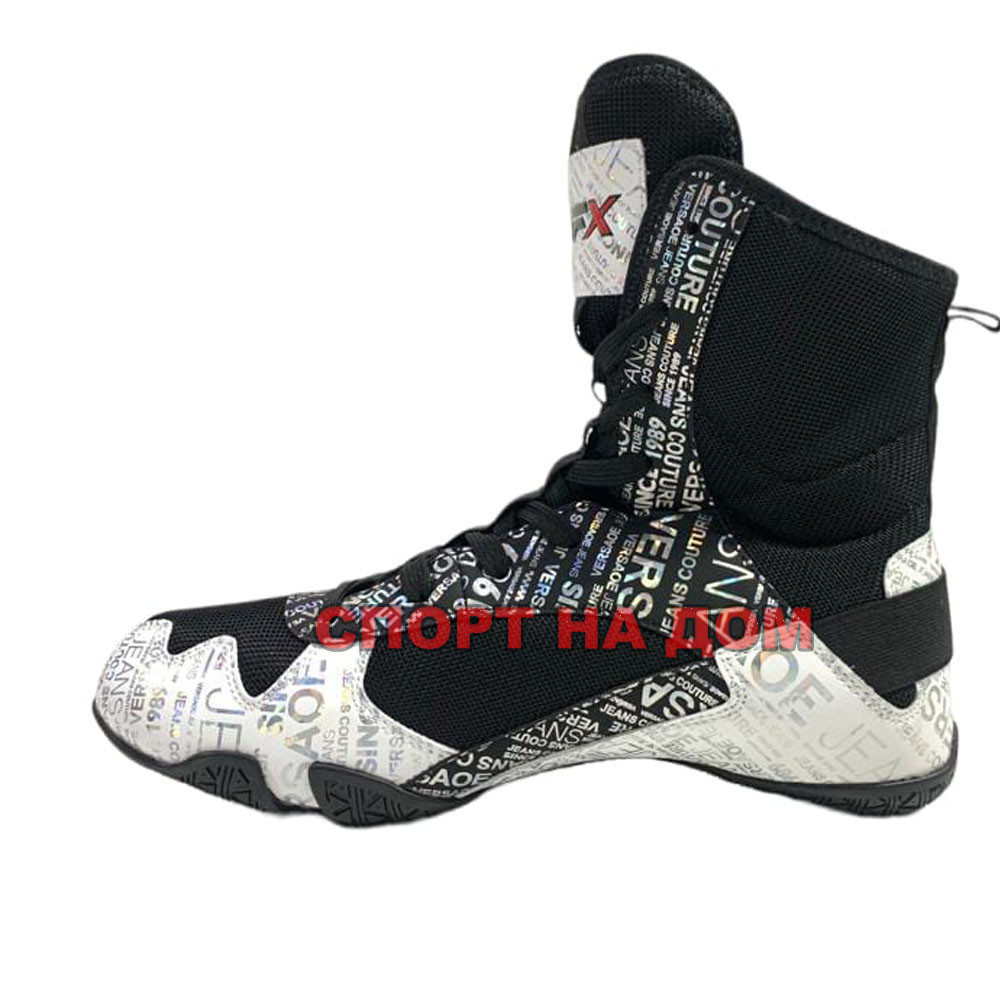 Обувь для занятий боксом GFX PRO-X 41 White/Black - фото 5 - id-p111434493