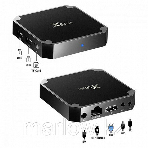 ТВ приставка X96 mini TV Box - Android Smart TV, 2GB RAM - 16GB ROM - фото 4 - id-p111420878