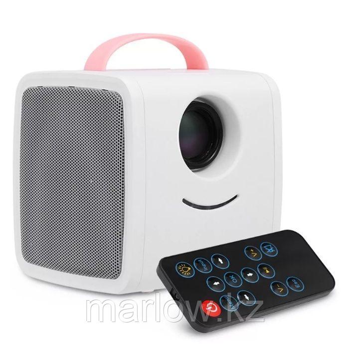Детский LED-проектор Мультикубик, розовый - фото 2 - id-p111421866