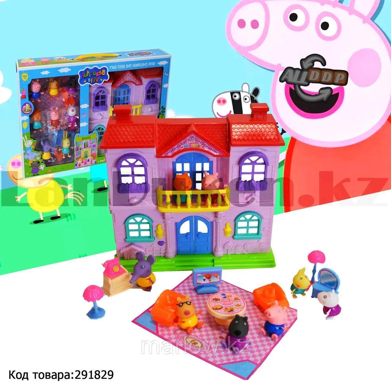 Игровой набор Свинка Пеппа «Красивая вилла» со светомузыкой Beautiful Villa PP613A - фото 1 - id-p111424814
