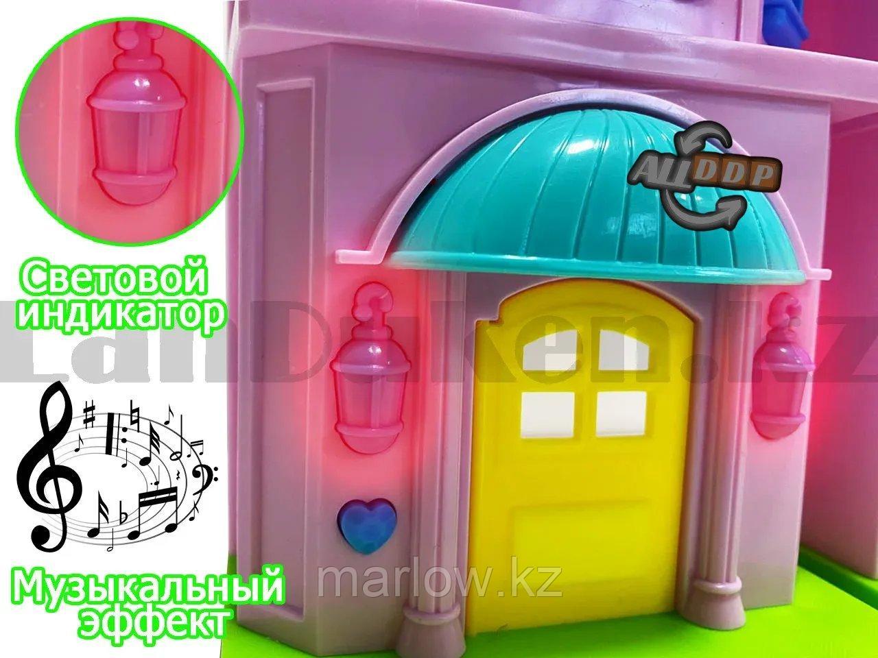Набор фигурок игровой из серии "Свинка Пеппа" музыкальный складной домик мебель 8 фигурок персонажей - фото 5 - id-p111424816