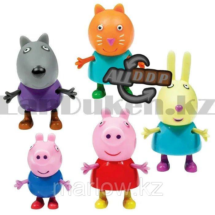 Набор фигурок игровой из серии "Свинка Пеппа" музыкальный складной домик мебель 8 фигурок персонажей - фото 7 - id-p111424816