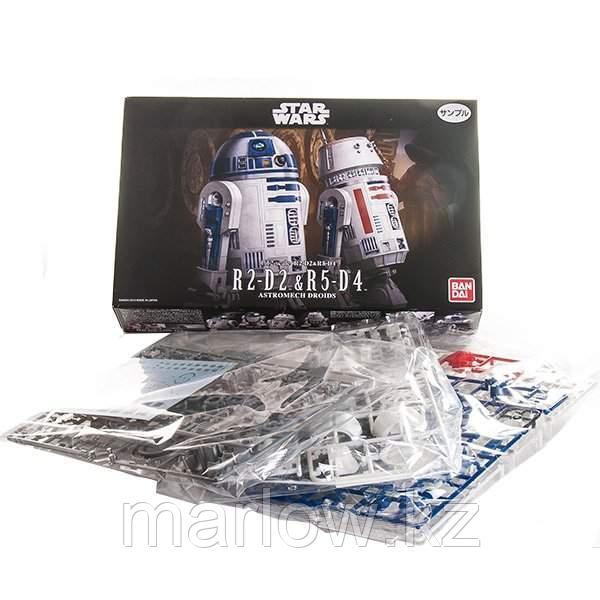 Star Wars Bandai 84615 Звездные Войны Сборная модель R2-D2 и R5-D4 1:12 - фото 1 - id-p111411209