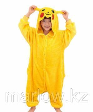 Пижама кигуруми Пикачу, детский, размер 85 - фото 1 - id-p111420893