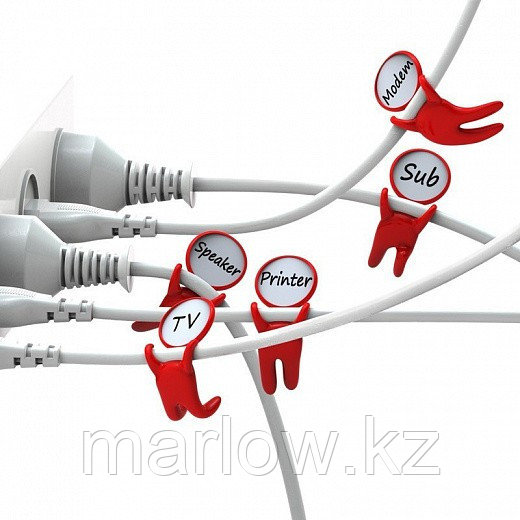Держатели-маркеры для проводов Label your cable, 3 шт - фото 2 - id-p111418948