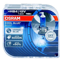 Лампа автомобильная Osram Cool Blue Boost, HB4, 12 В, 80 Вт, набор 2 шт, 69006CBB-HCB