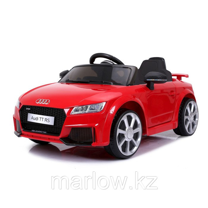 Электромобиль AUDI TT RS, цвет красный, EVA колеса, кожаное сидение - фото 1 - id-p111431721