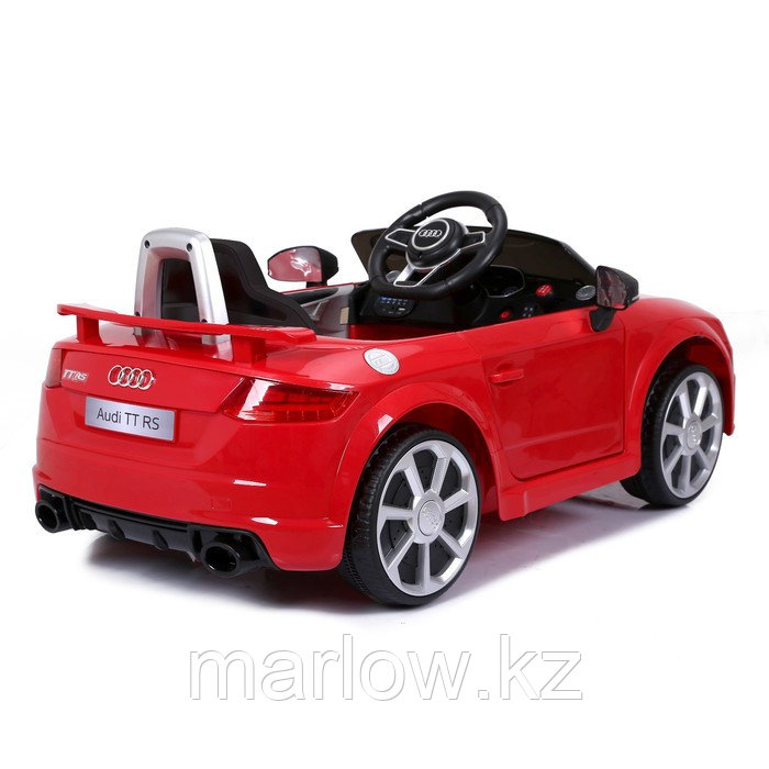 Электромобиль AUDI TT RS, цвет красный, EVA колеса, кожаное сидение - фото 3 - id-p111431721