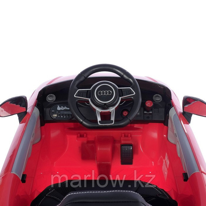 Электромобиль AUDI TT RS, цвет красный, EVA колеса, кожаное сидение - фото 6 - id-p111431721